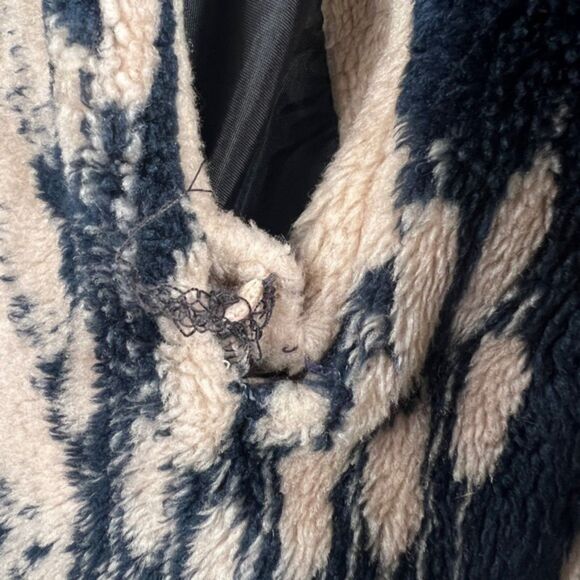 Country Woods Vintage Hooded Sherpa Jacket Size Large - Picture 7 of 7